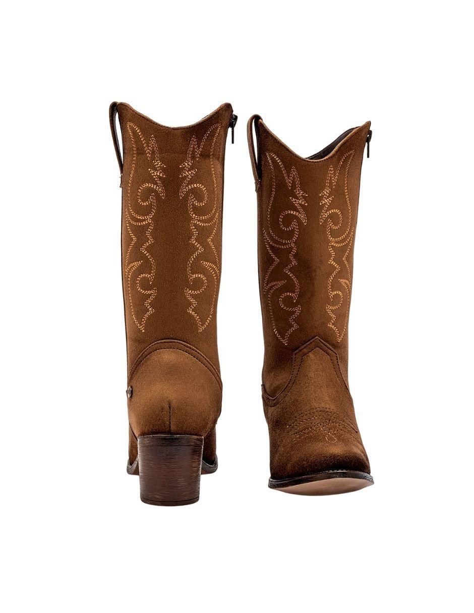 Bota media pierna Moramora para mujer