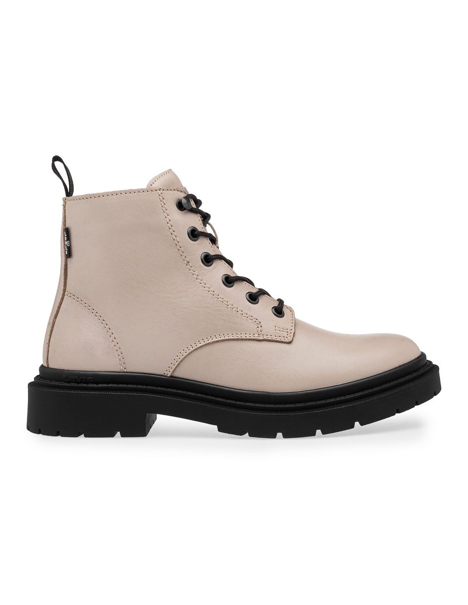 Bota arriba del tobillo de piel para mujer