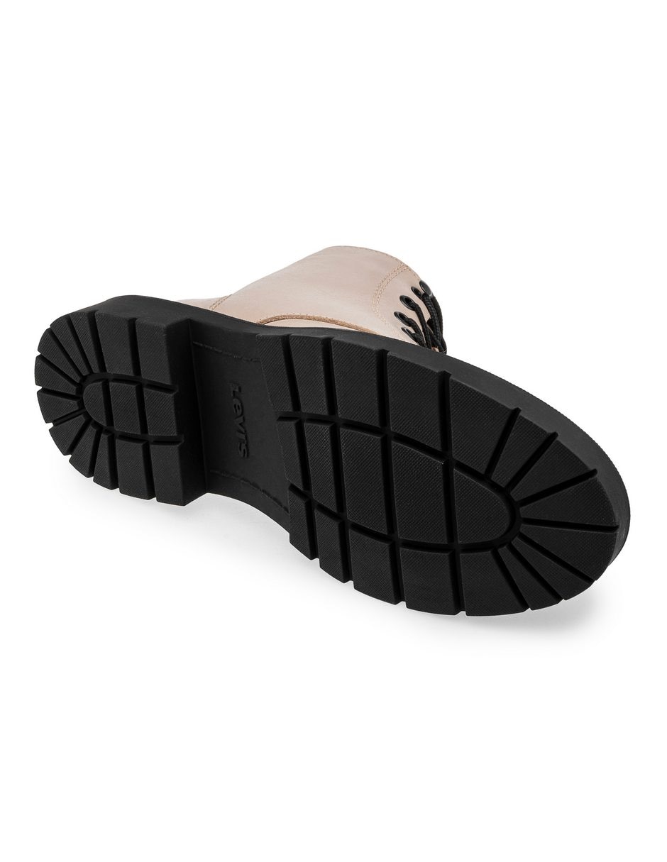 Bota arriba del tobillo de piel para mujer