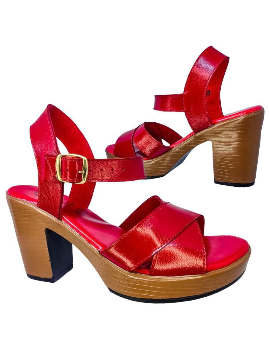 Zapato de plataforma punta medio puntal 6