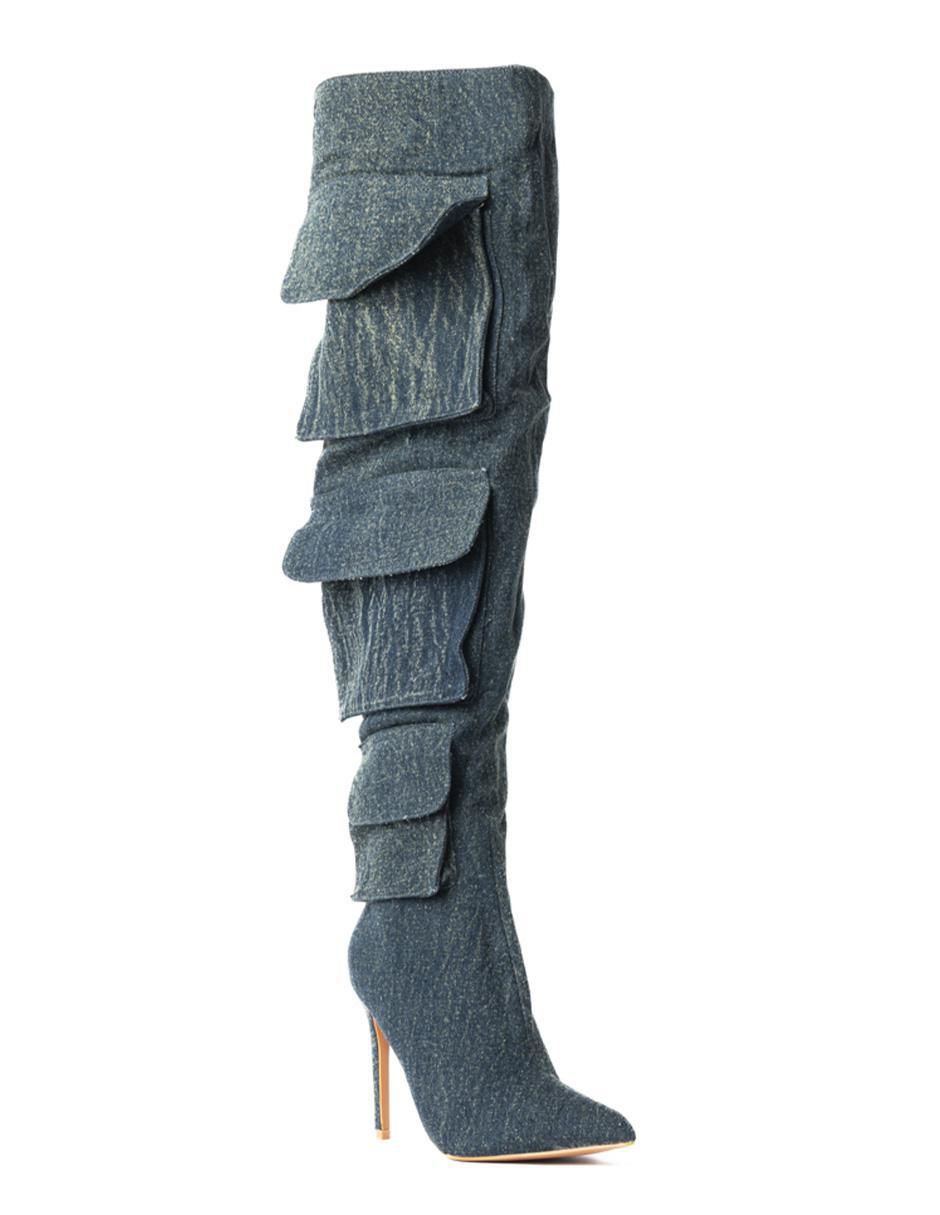Bota arriba de la rodilla para mujer