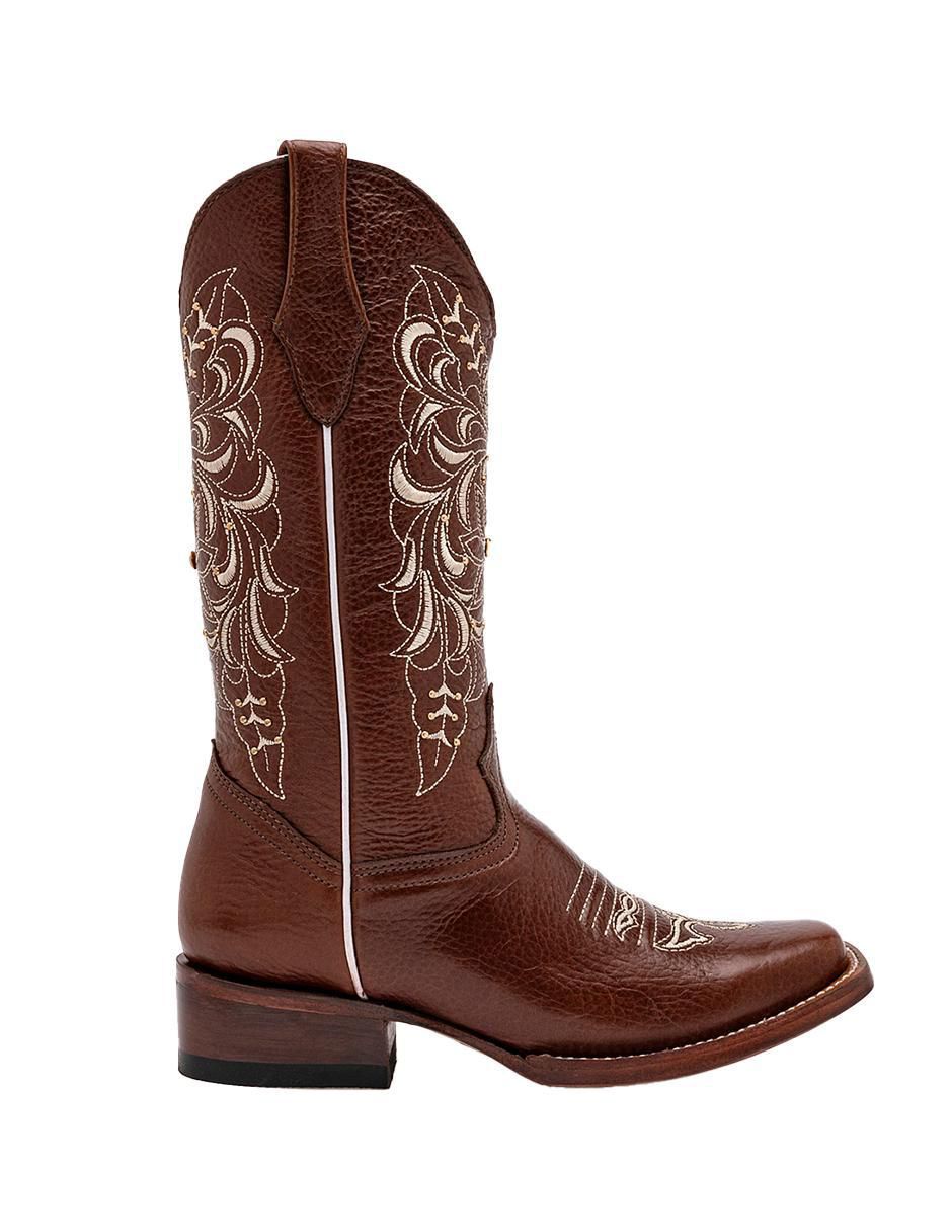 Bota abajo de la rodilla Rbcollection de piel para mujer