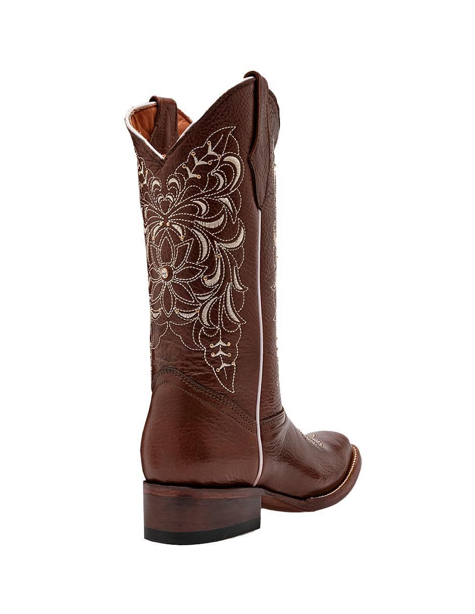Bota abajo de la rodilla Rbcollection de piel para mujer