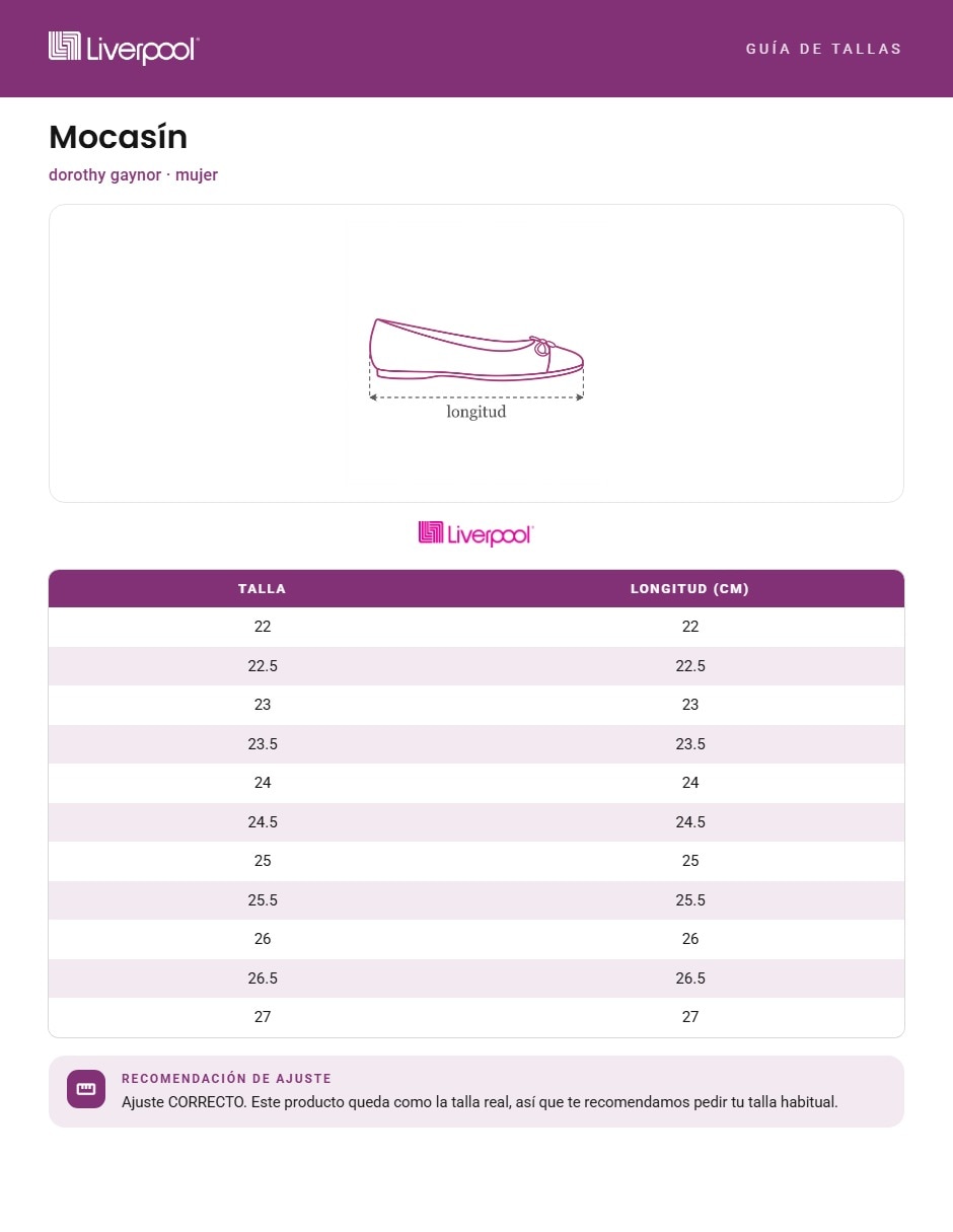 Zapato para mujer