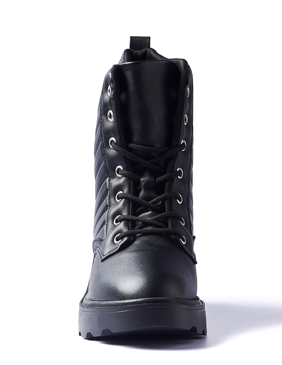 Bota combat arriba del tobillo para mujer 4