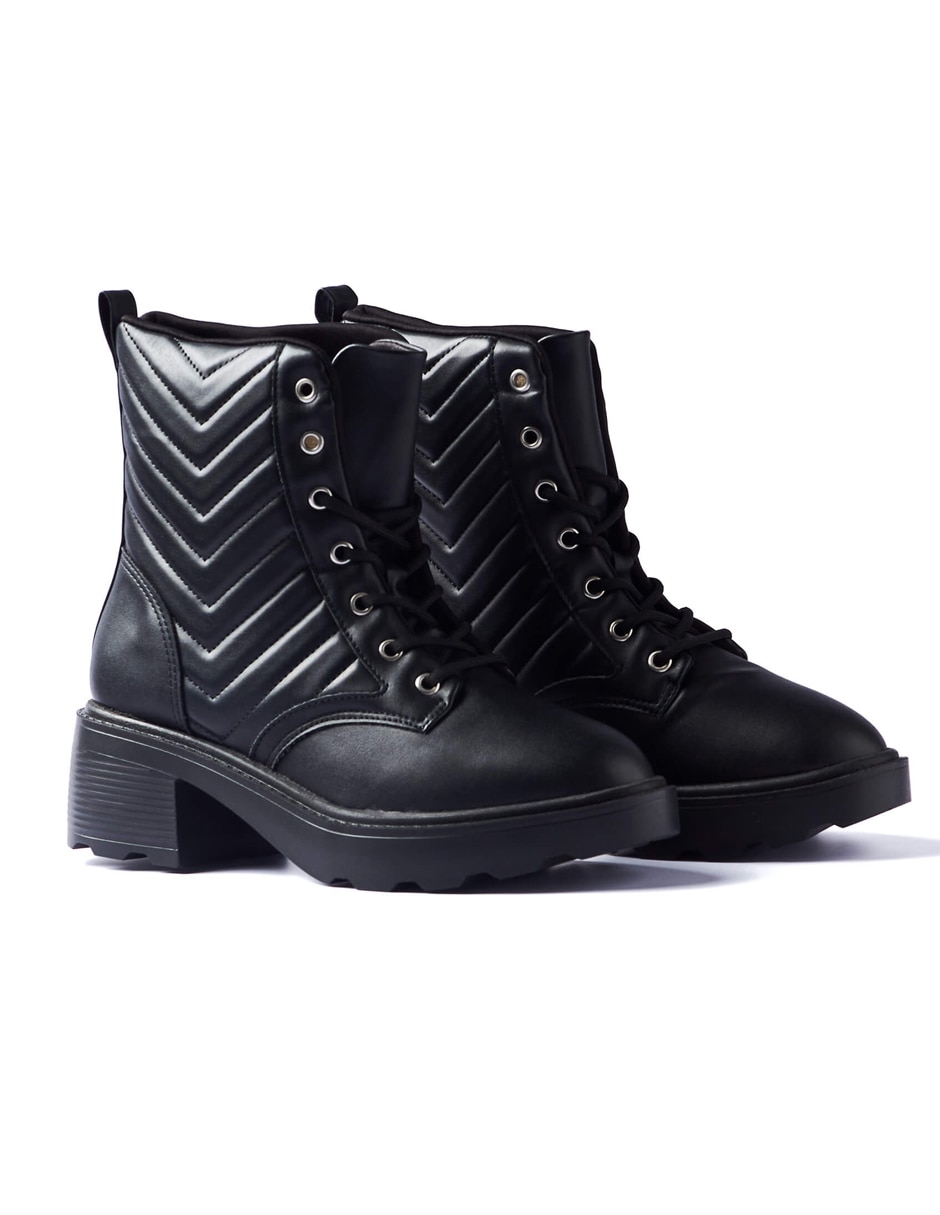 Bota combat arriba del tobillo para mujer 2