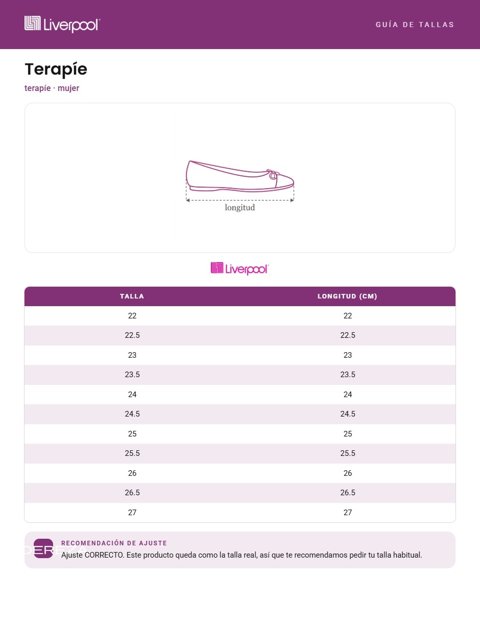 Zapato de piel para mujer