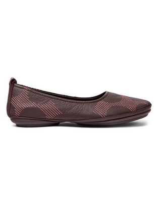 Balerinas Tws de piel para mujer
