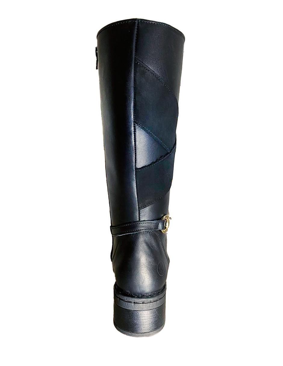 Bota arriba de la rodilla Lobo Solo de piel para mujer
