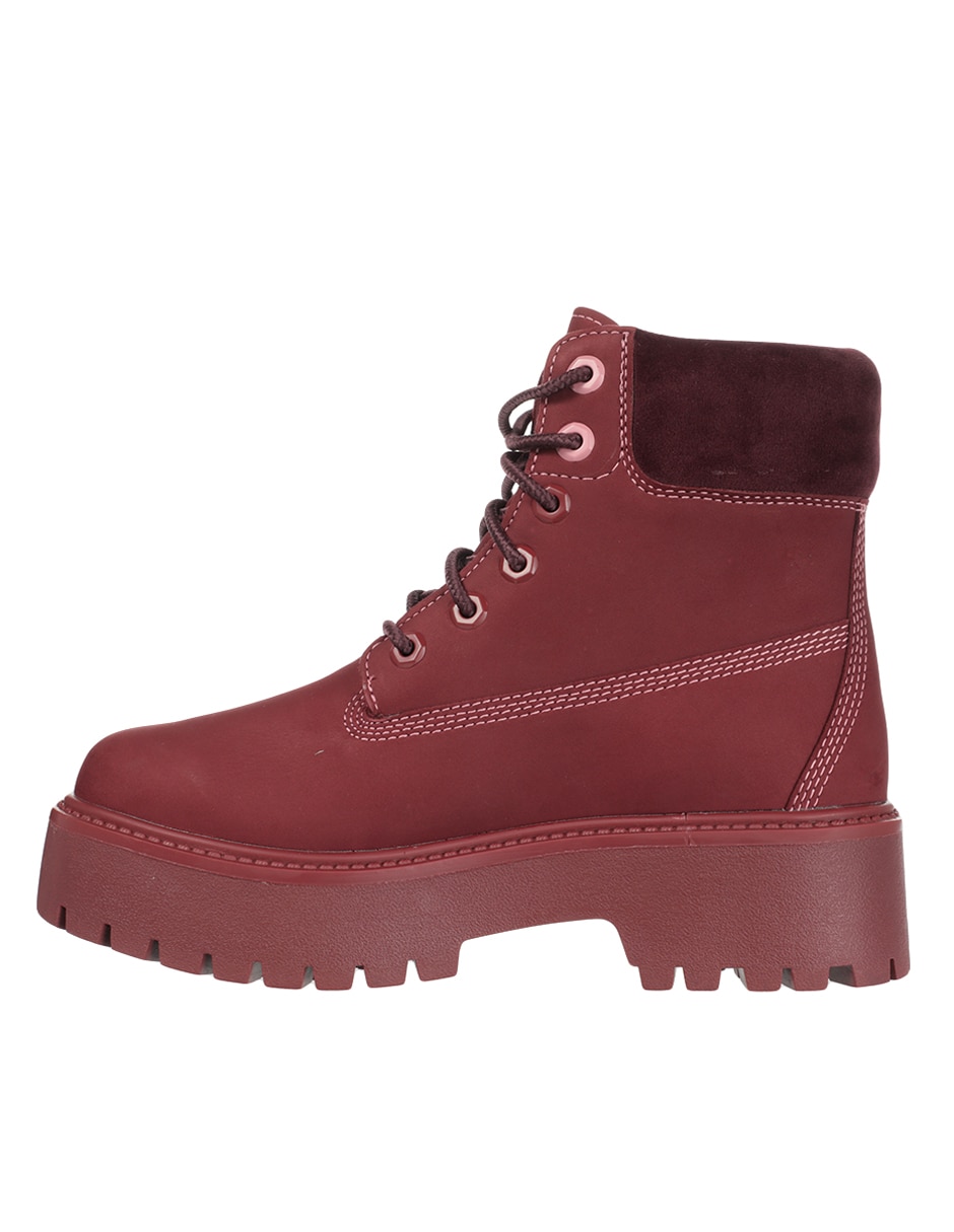 Bota arriba del tobillo Stone Street de piel para mujer 4
