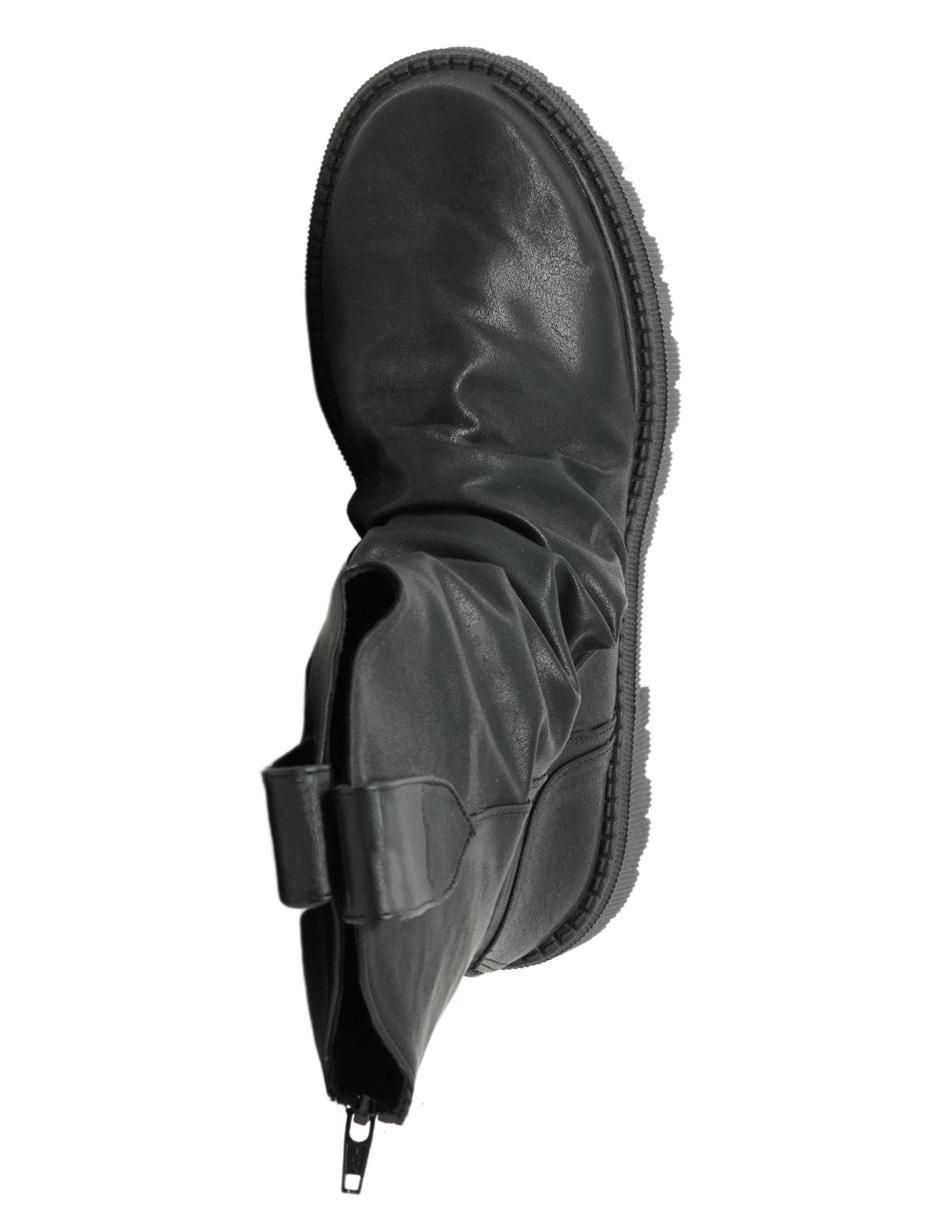 Bota arriba del tobillo La Mala Track de piel para mujer