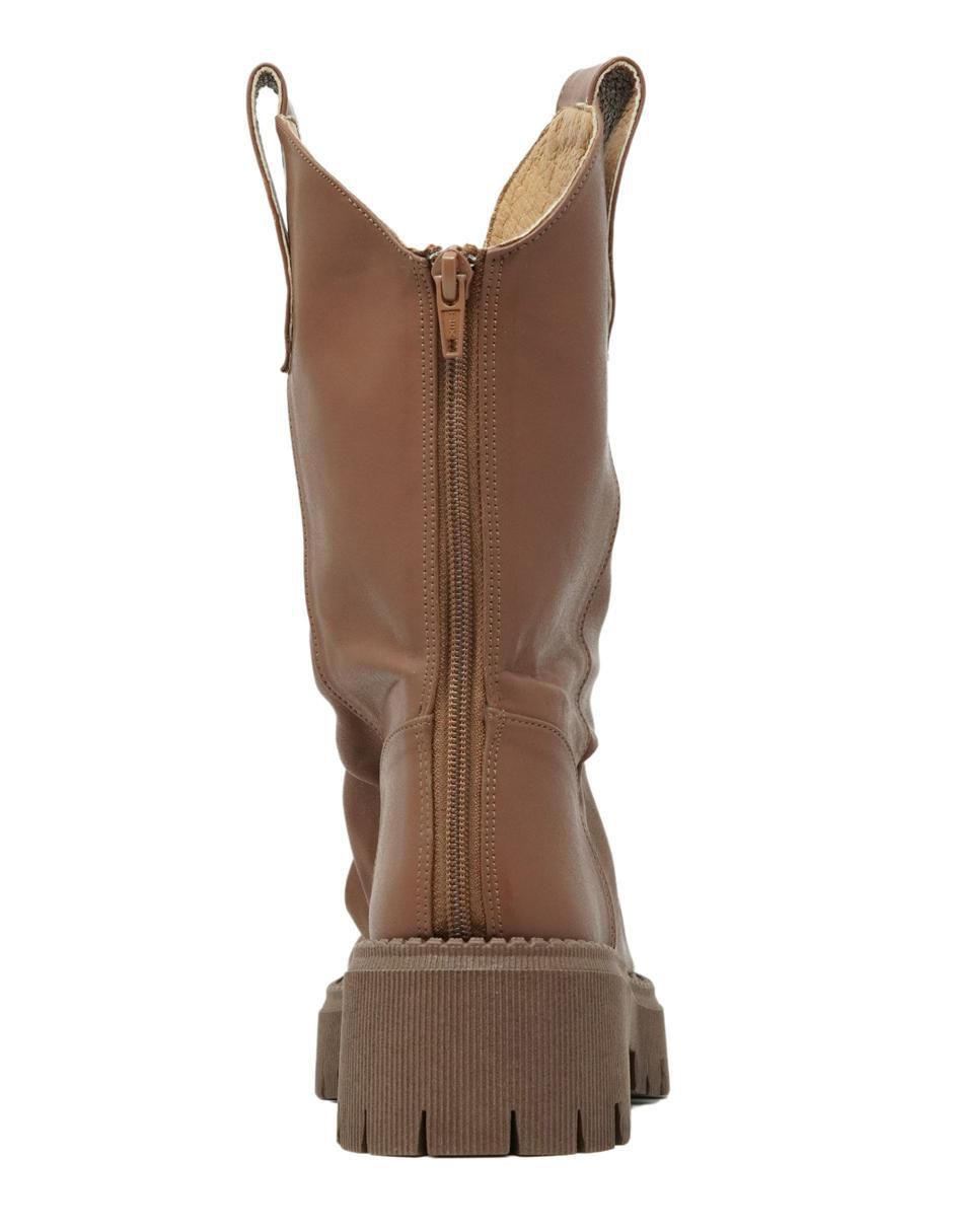 Bota arriba del tobillo La Mala Track de piel para mujer