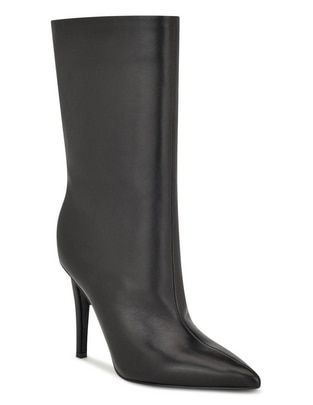 Bota arriba del tobillo de piel para mujer