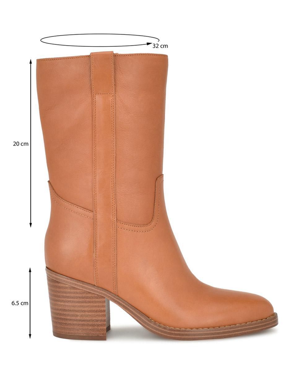 Bota arriba del tobillo de piel para mujer 7