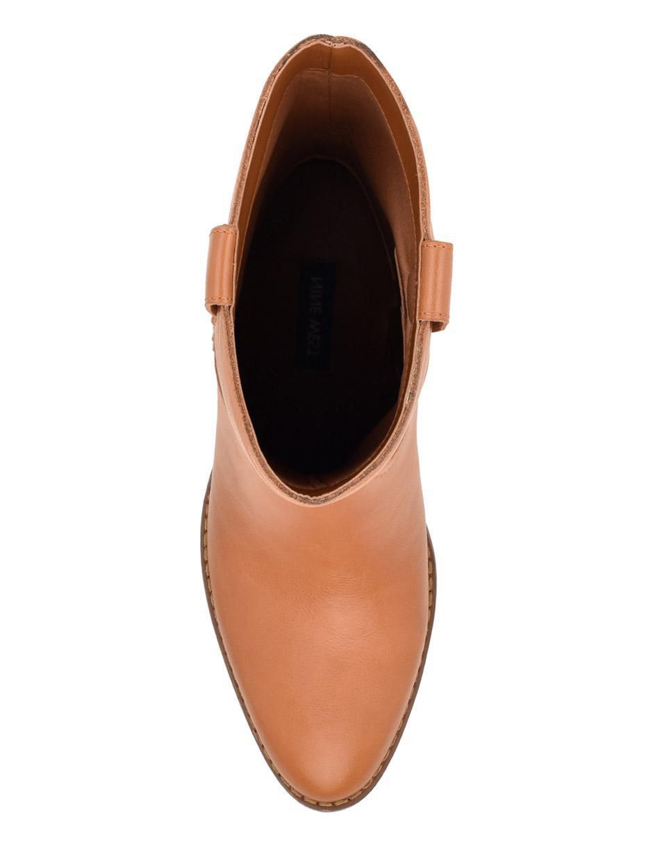 Bota arriba del tobillo de piel para mujer