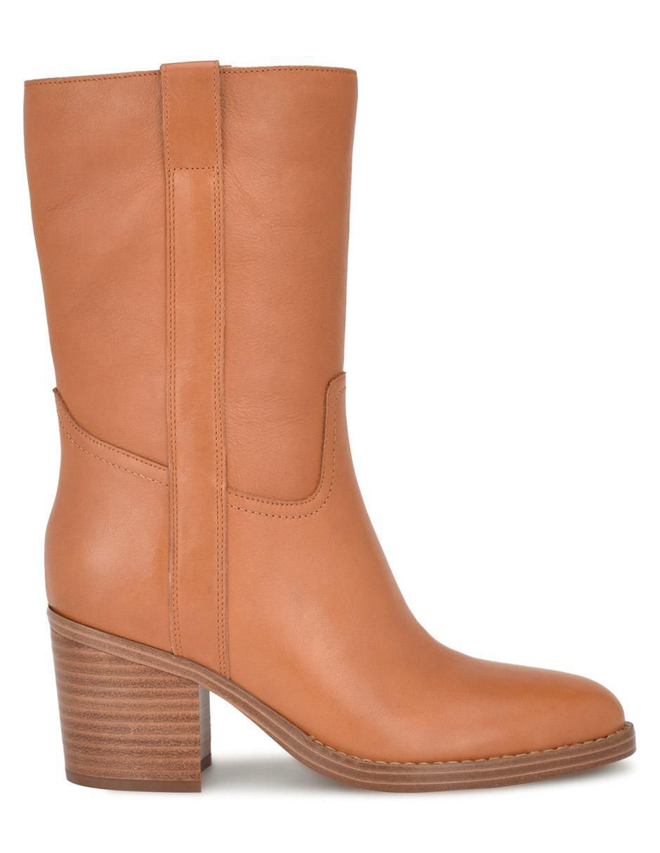 Bota arriba del tobillo de piel para mujer