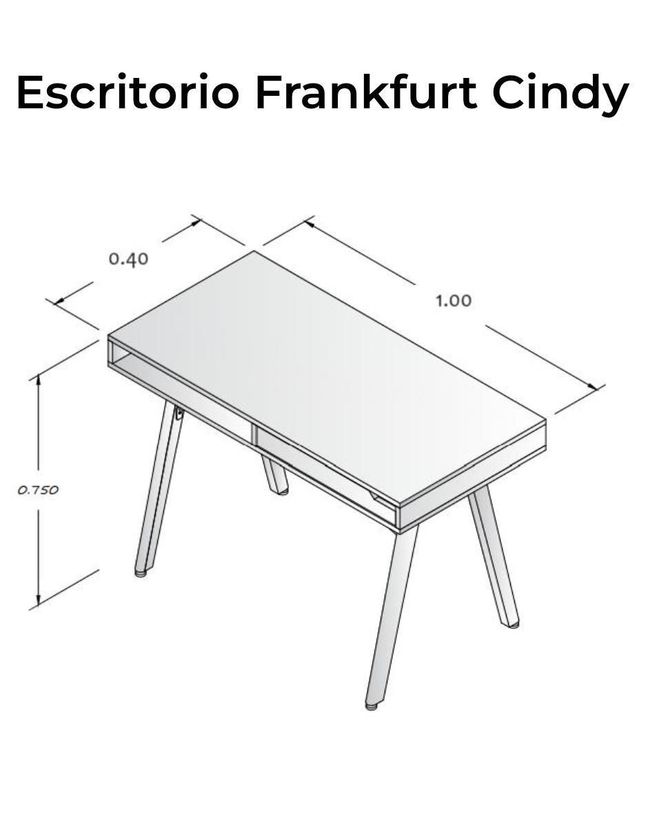 Escritorio Frankfurt de melamina