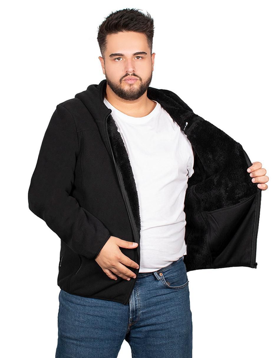 Chamarra casual con capucha para hombre 5