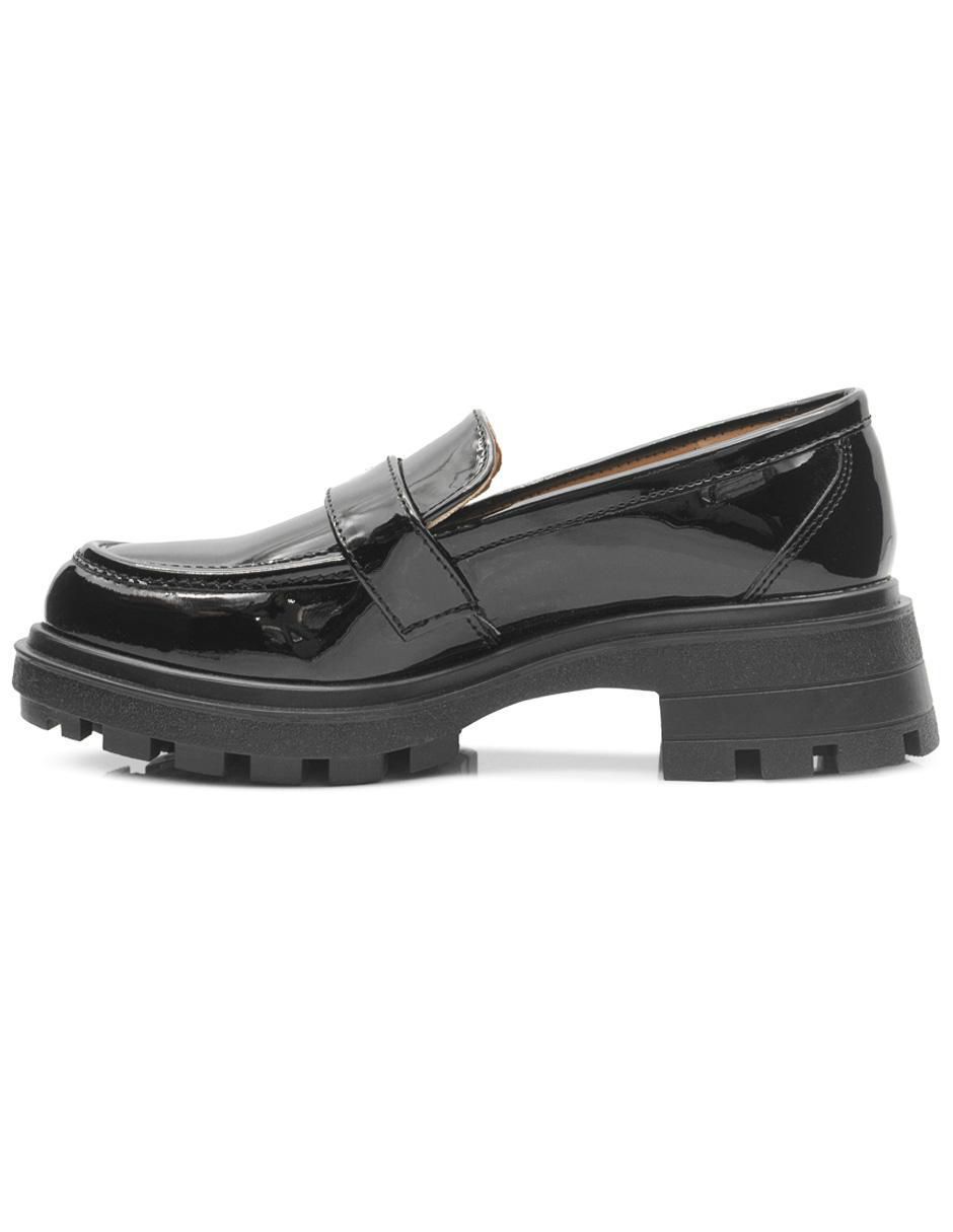 Zapato Chunky de charol para mujer 6