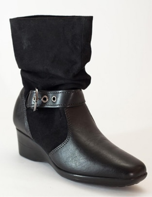 Bota arriba del tobillo Comfort para mujer