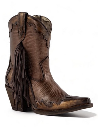 Bota arriba del tobillo de piel para mujer Bota arriba del tobillo de piel para mujer