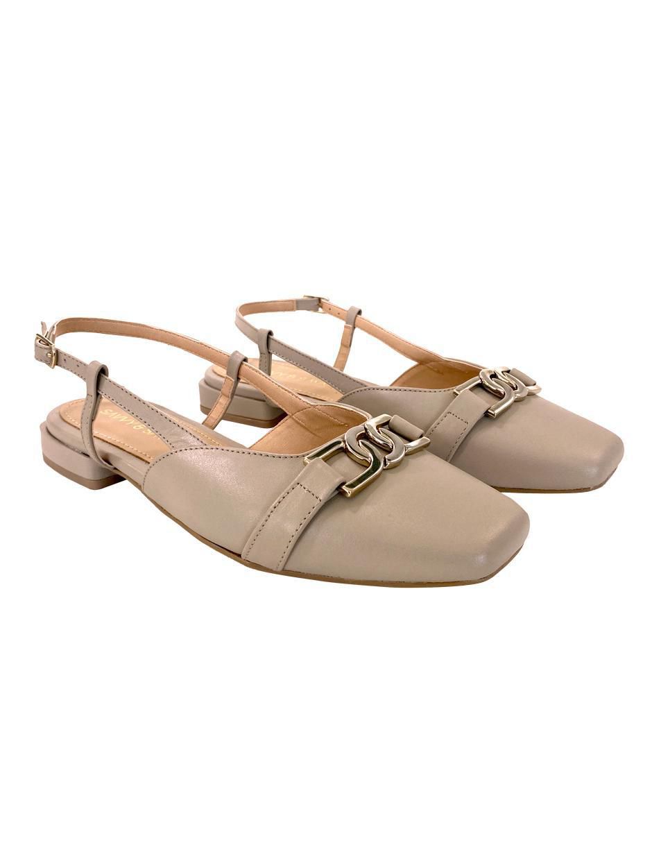Balerinas de piel para mujer 7