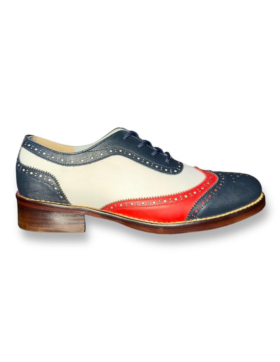Zapato Concepto Boato de piel para mujer