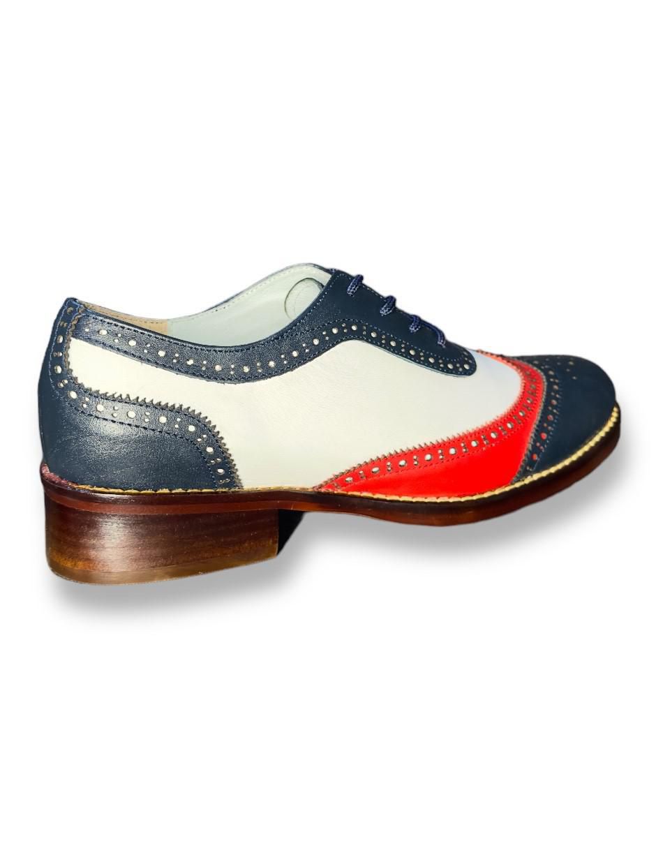 Zapato Concepto Boato de piel para mujer