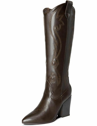 Bota abajo de la rodilla para mujer