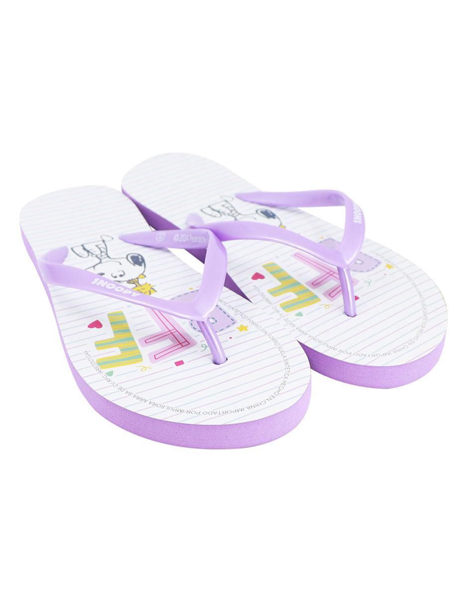 Sandalia Snoopy para mujer