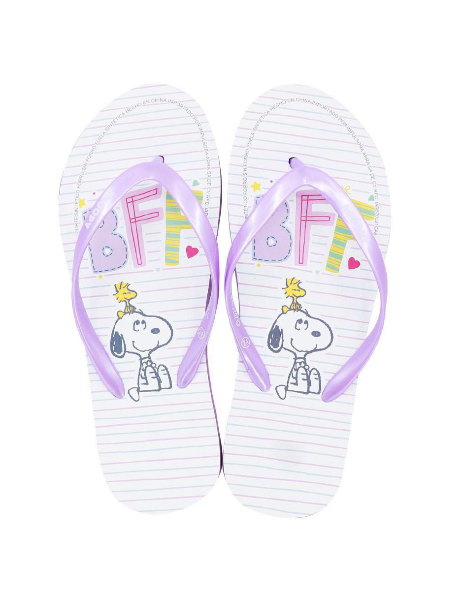 Sandalia Snoopy para mujer 5