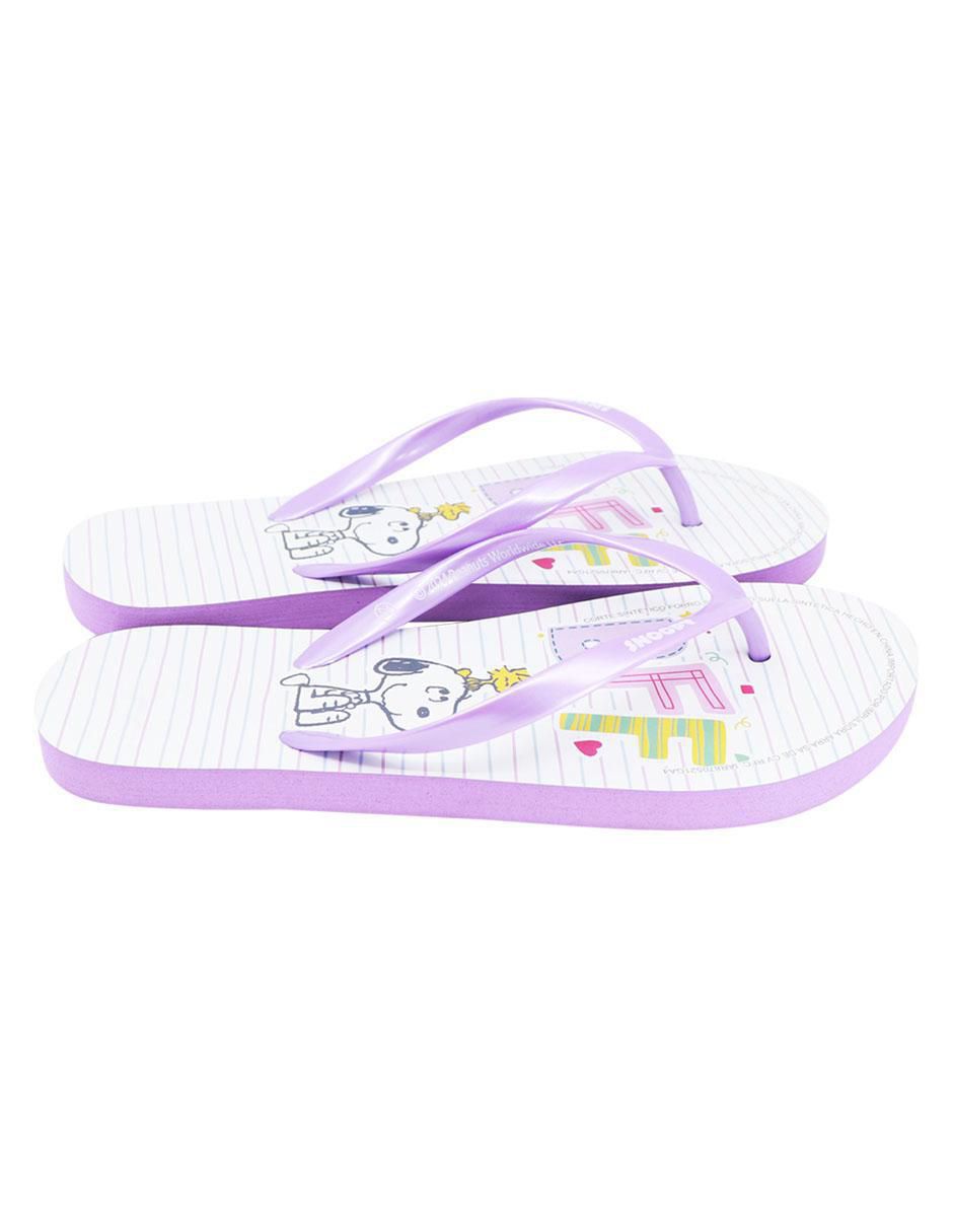 Sandalia Snoopy para mujer