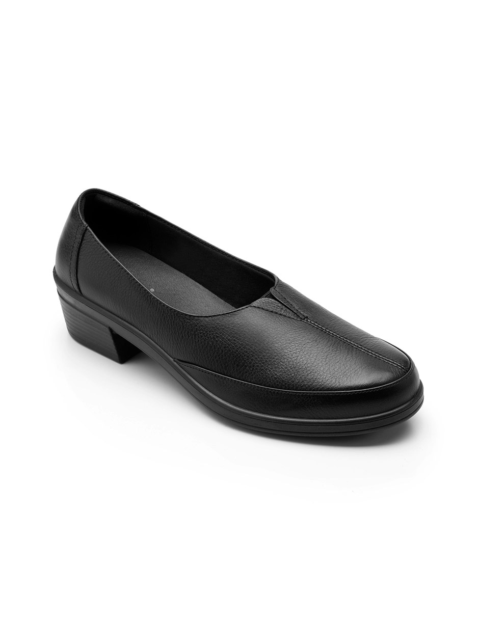 Mocasín Flexi de piel para mujer