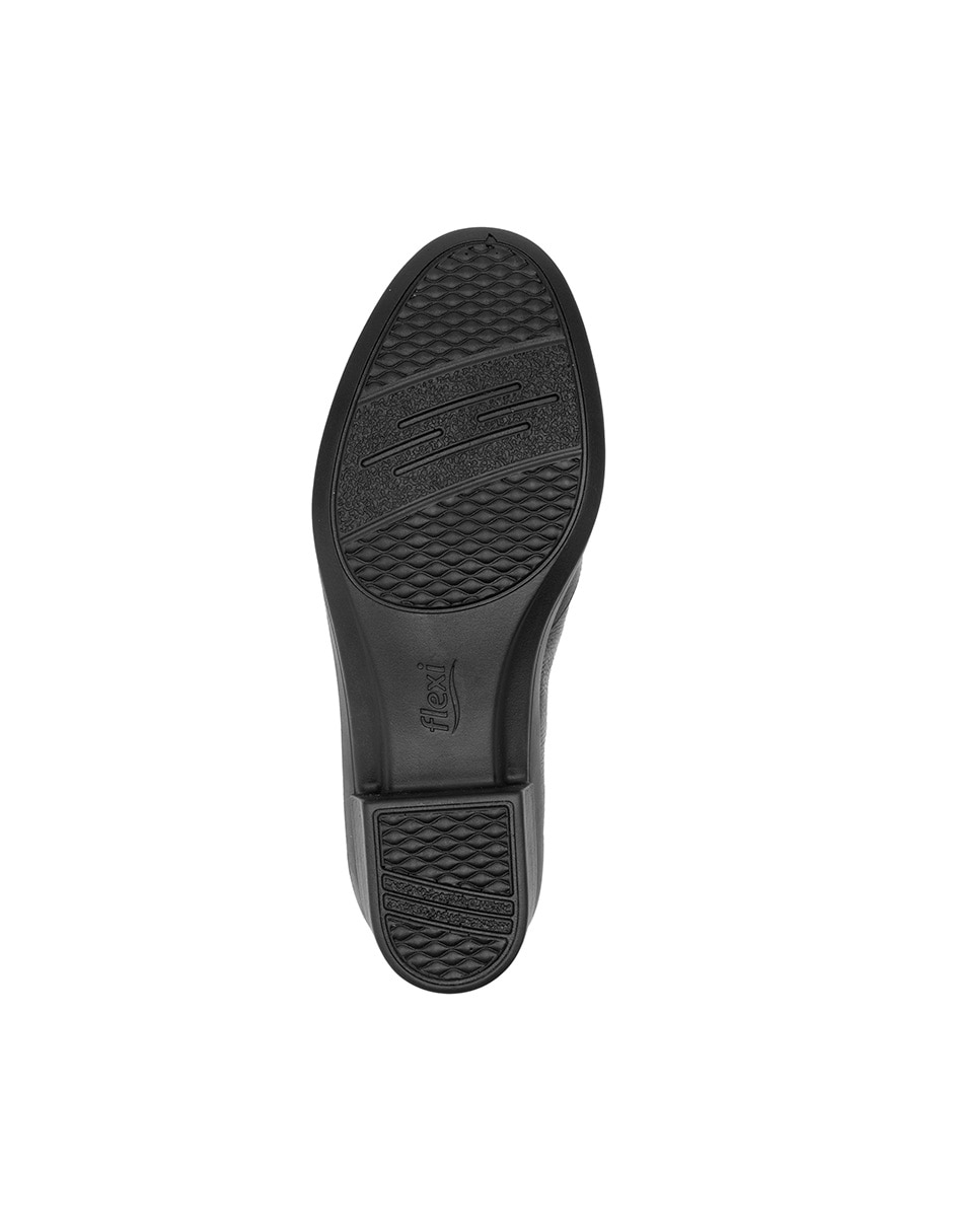 Mocasín Flexi de piel para mujer