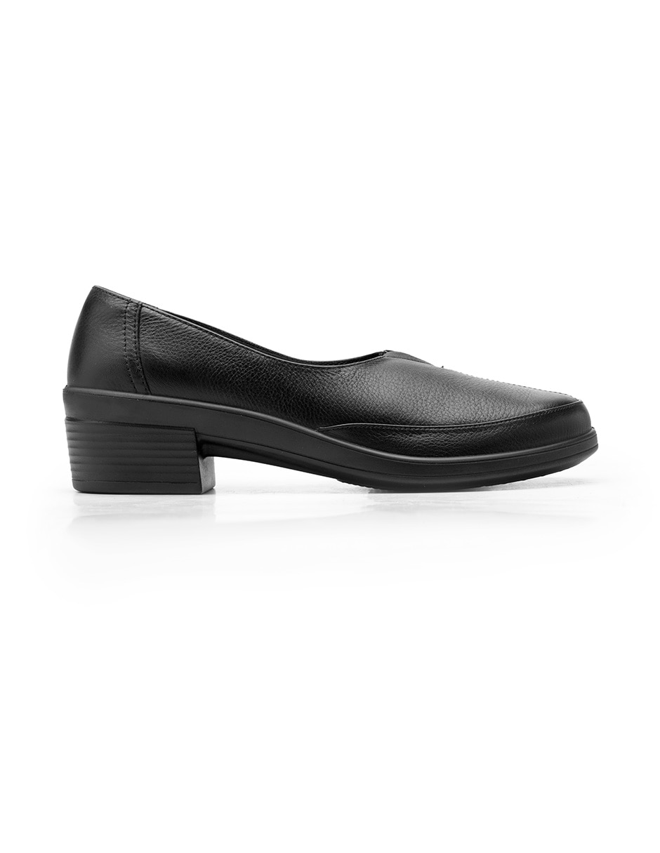 Mocasín Flexi de piel para mujer