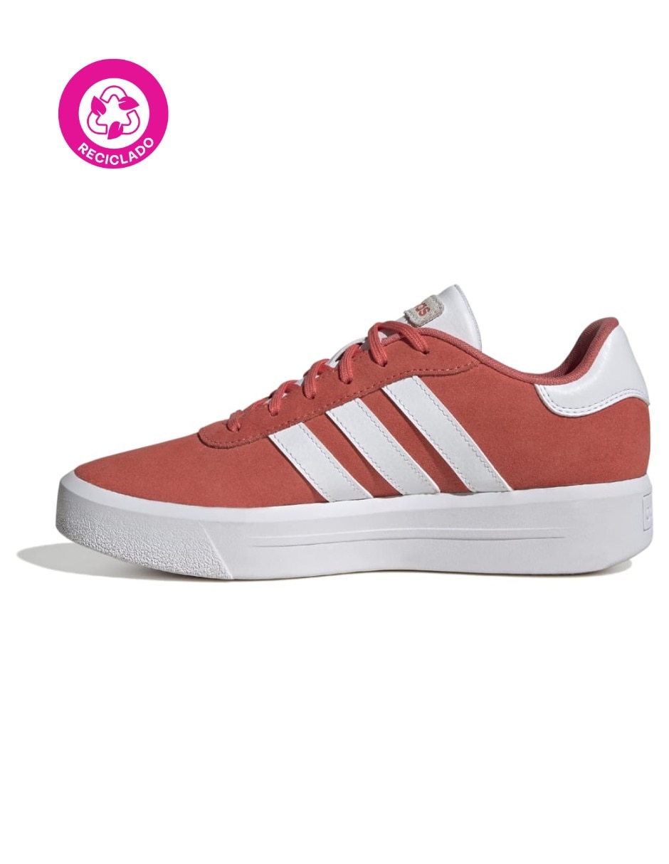 Tenis Adidas Sportswear Court Platform Suede para mujer