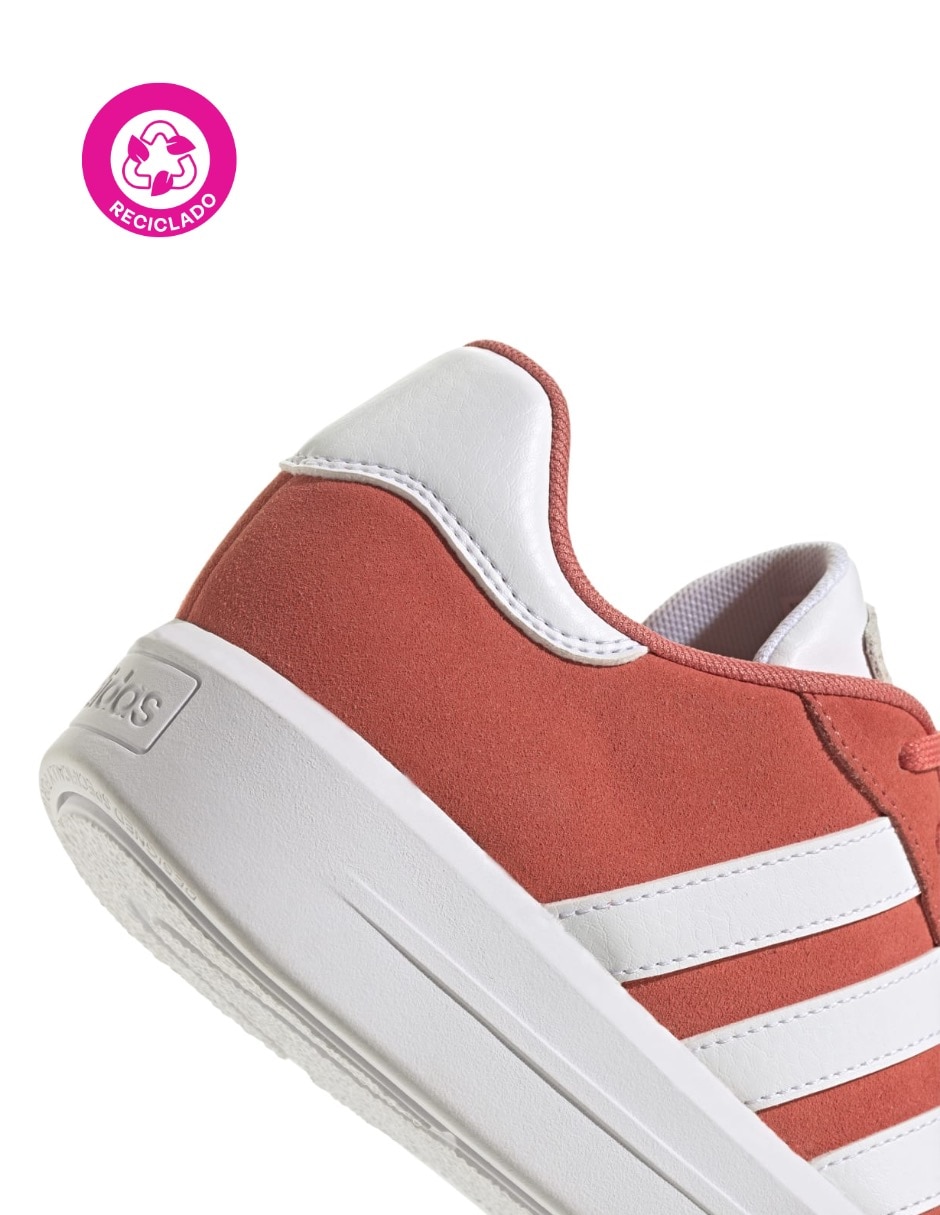 Tenis Adidas Sportswear Court Platform Suede para mujer