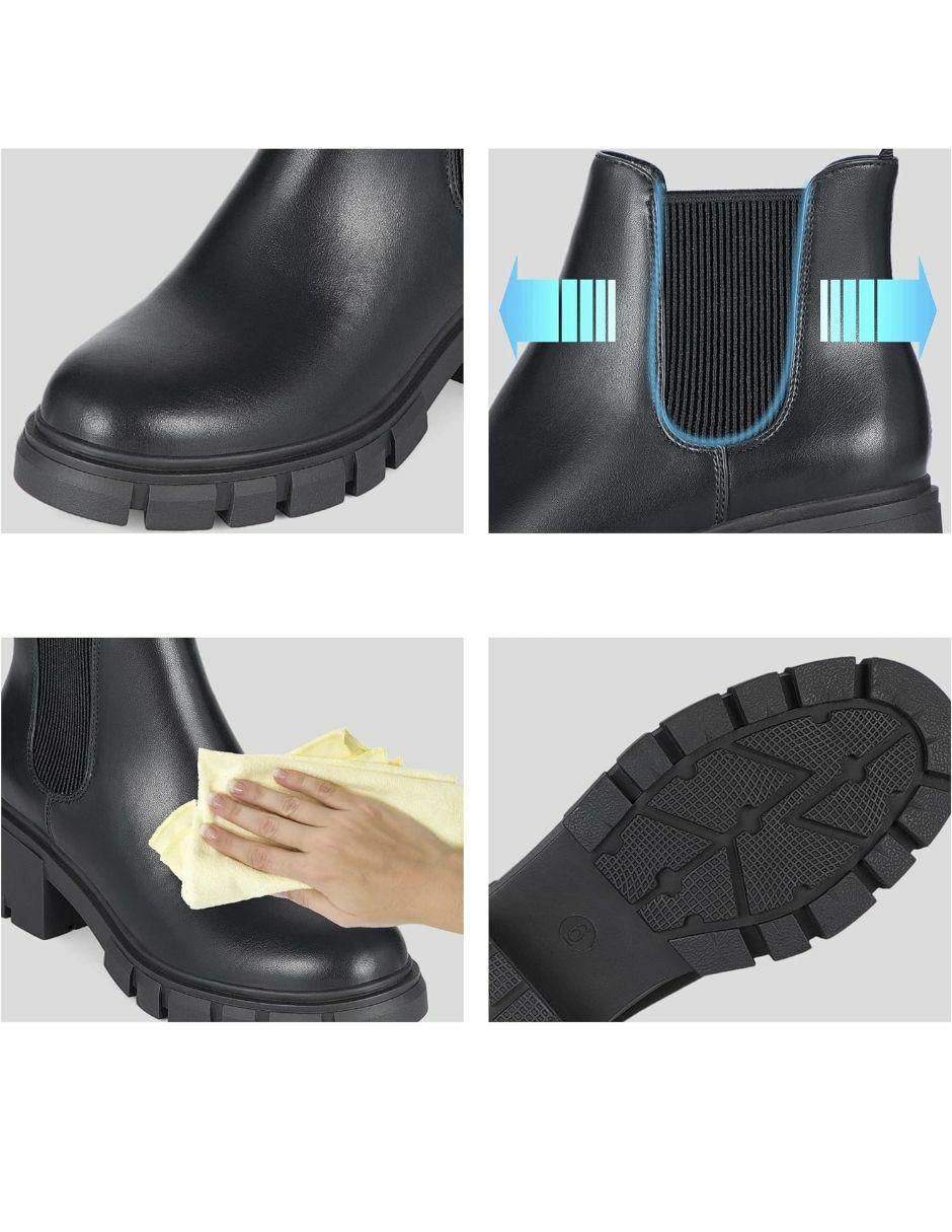 Bota chelsea al tobillo para mujer 3
