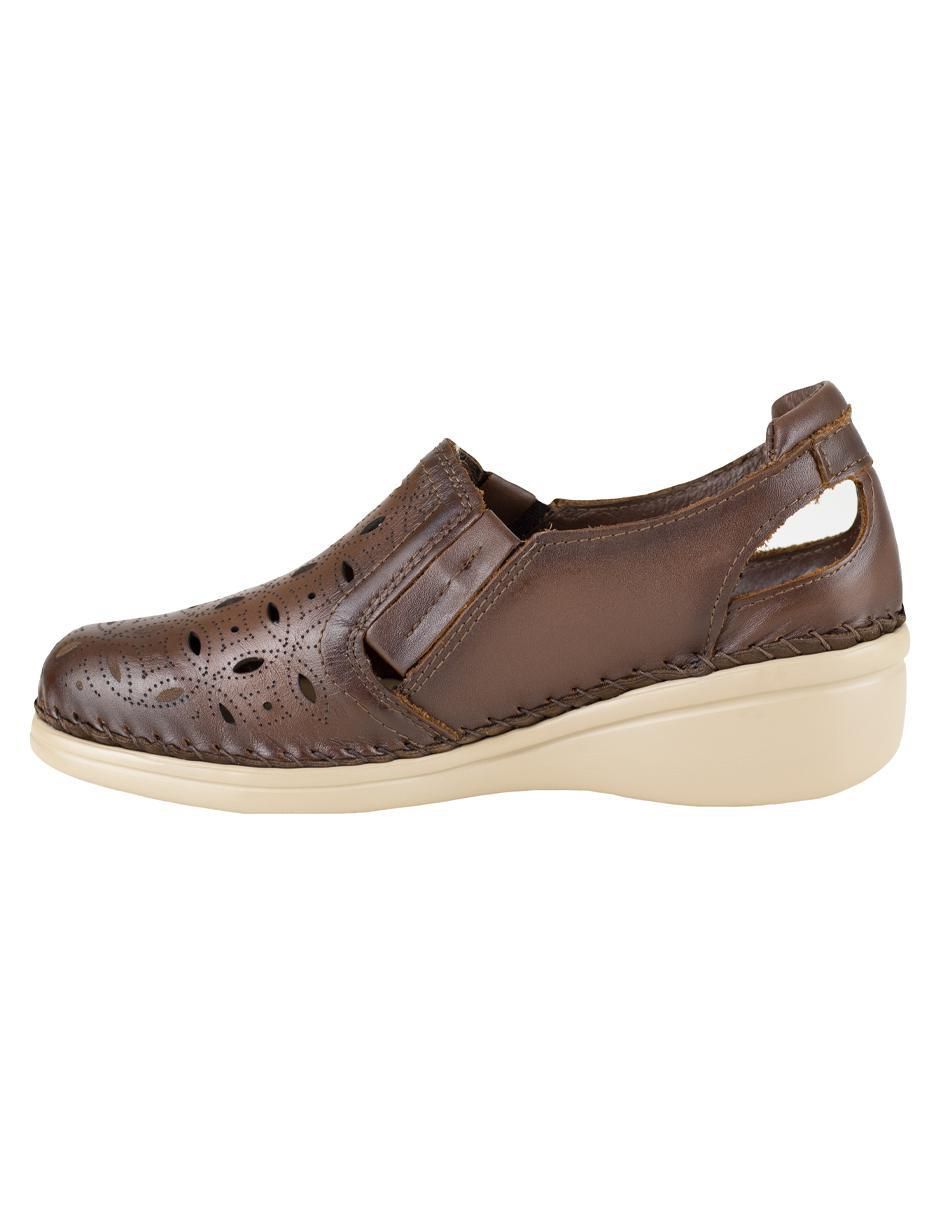 Zapato lobo solo de piel para mujer