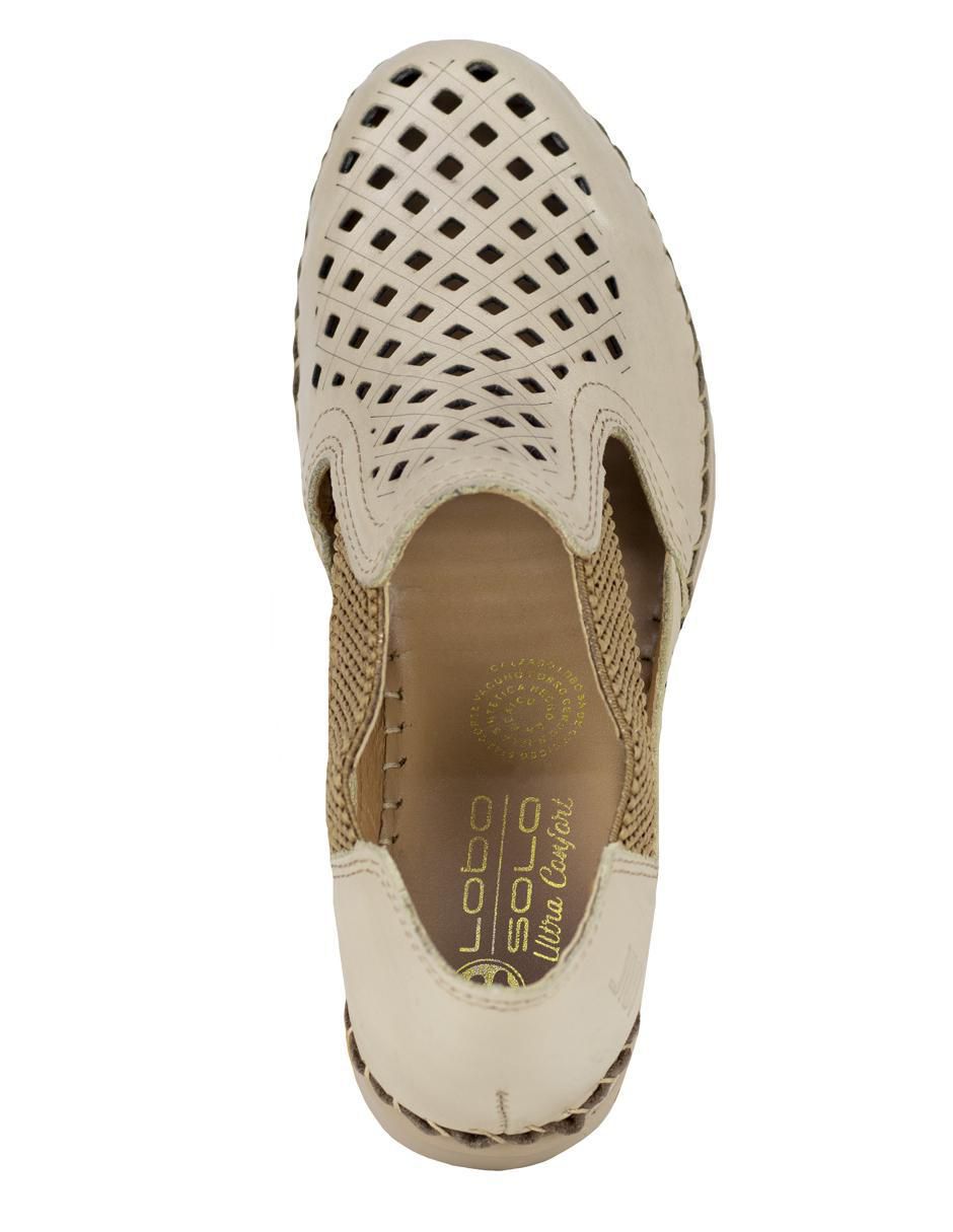 Zapato lobo solo de piel para mujer