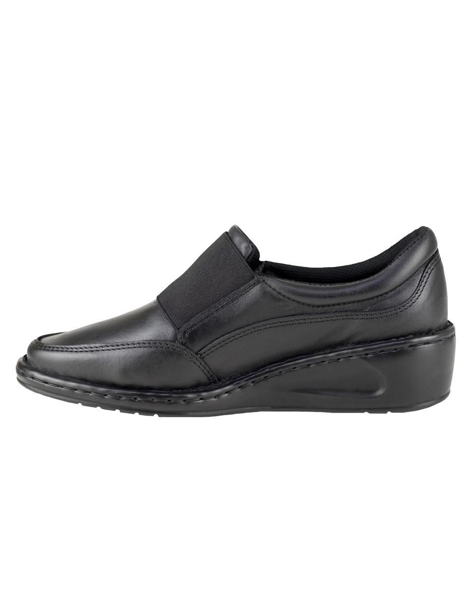 Zapato de plataforma lobo solo punta redonda