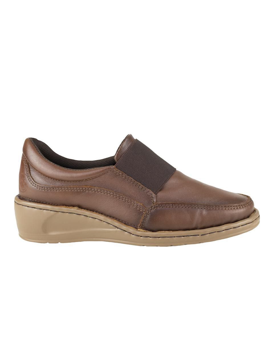 Zapato de plataforma lobo solo punta redonda