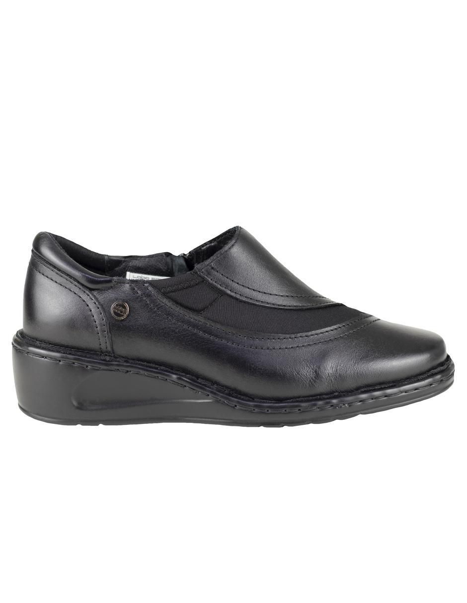 Zapato de plataforma lobo solo punta redonda