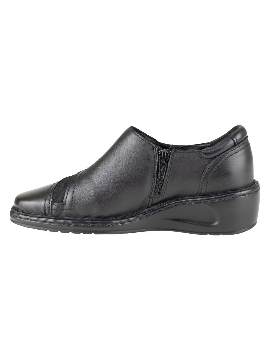 Zapato de plataforma lobo solo punta redonda