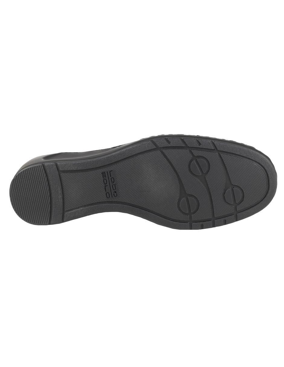 Zapato de plataforma lobo solo punta redonda