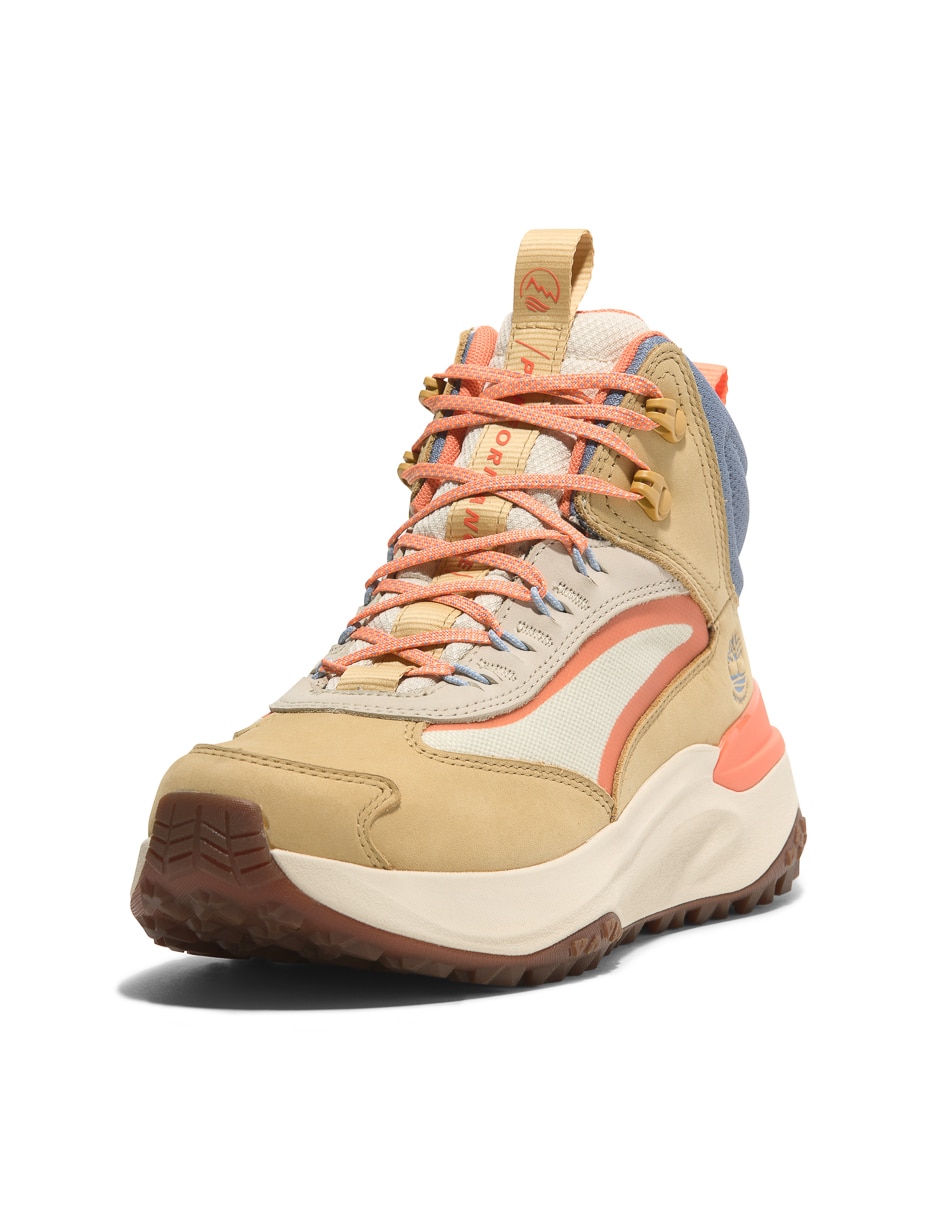 Bota arriba del tobillo de piel para mujer 4