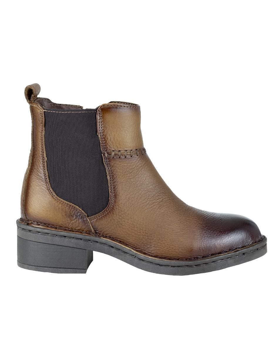 Bota arriba del tobillo Lobo Solo de piel para mujer