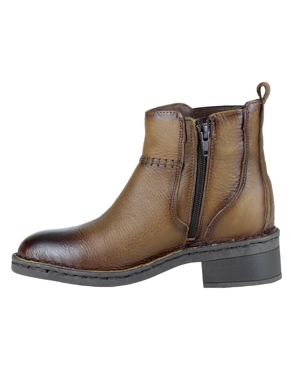 Bota arriba del tobillo Lobo Solo de piel para mujer