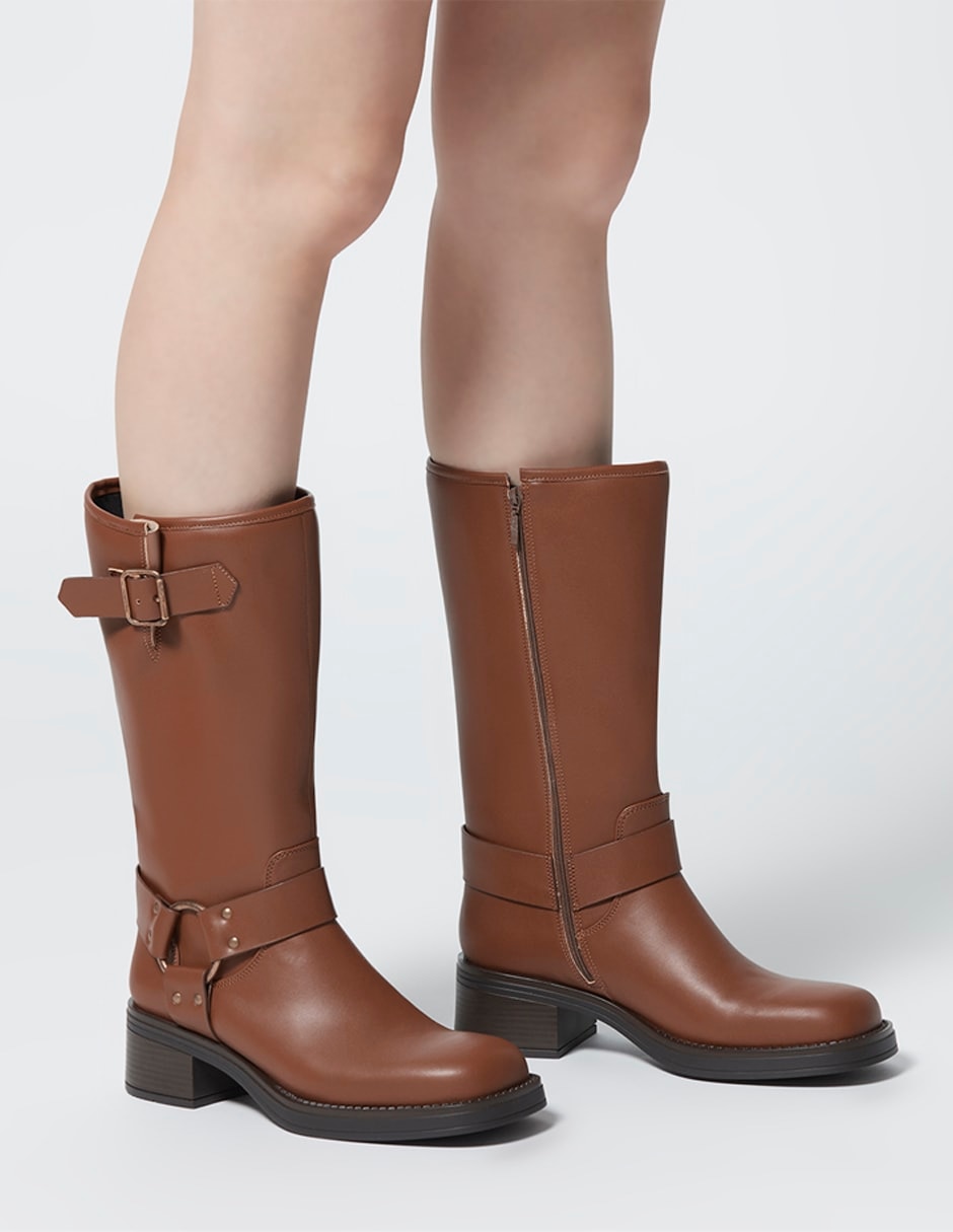 Bota media pierna para mujer 9