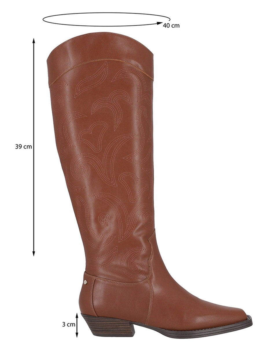 Bota abajo de la rodilla para mujer 9
